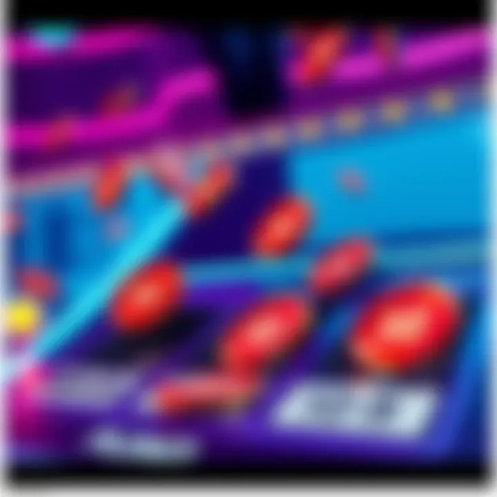 A Plinko game board with discs falling into slots, showing different cash amounts, illustrating the excitement and risks of playing.