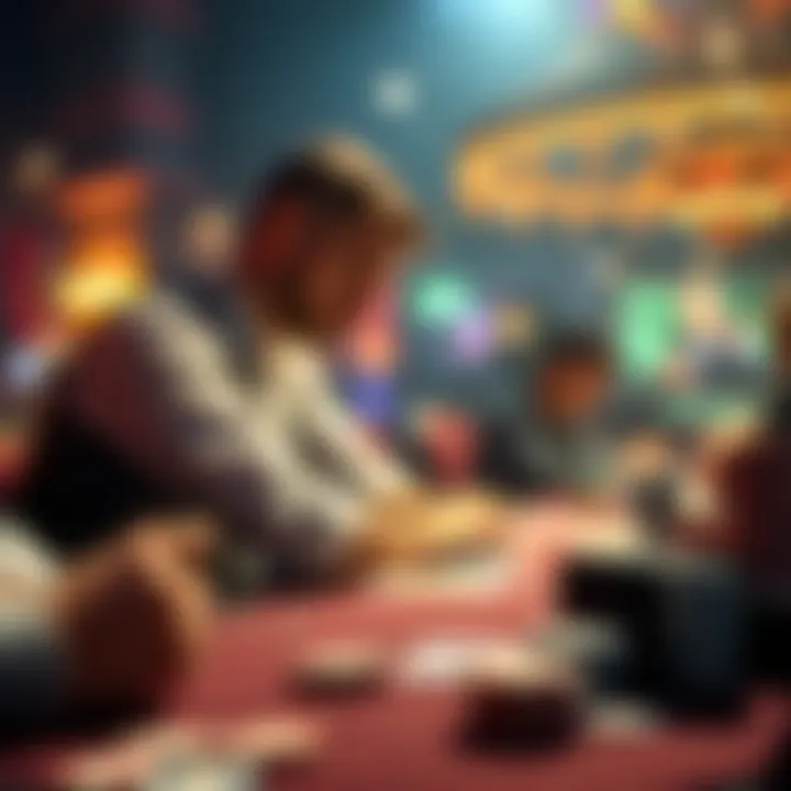 A poker player focused on their cards and chips at a GGPoker table, contemplating the transition from 25nl to 50nl.