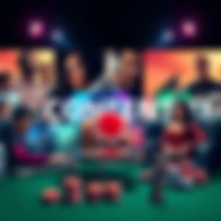 A collage of various poker-related content formats like vlogs and shows, highlighting gaps in current offerings.