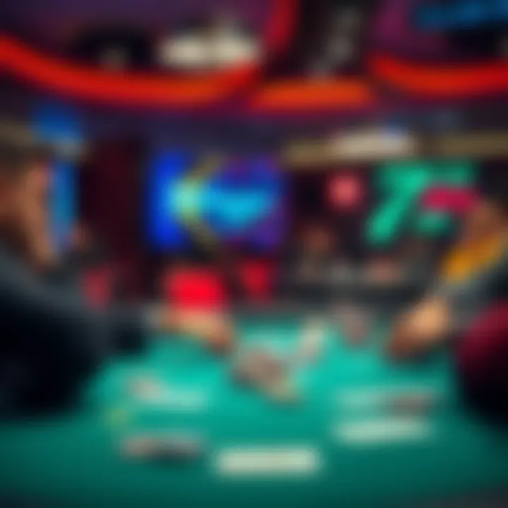 A player contemplating a move with A7o at a poker table during a $250 MTT