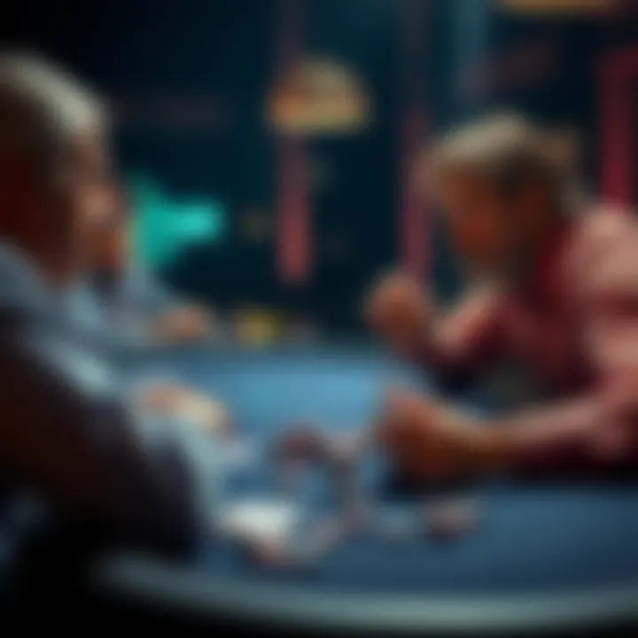 A player considering a call in a poker game while holding 78s on the button against a conservative player's strong hand, showcasing a tense moment at the table.