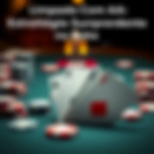 Two Aces displayed on a poker table, with chips and cards around, illustrating a poker strategy