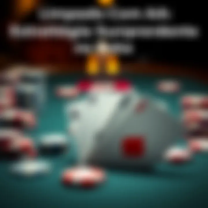 Two Aces displayed on a poker table, with chips and cards around, illustrating a poker strategy