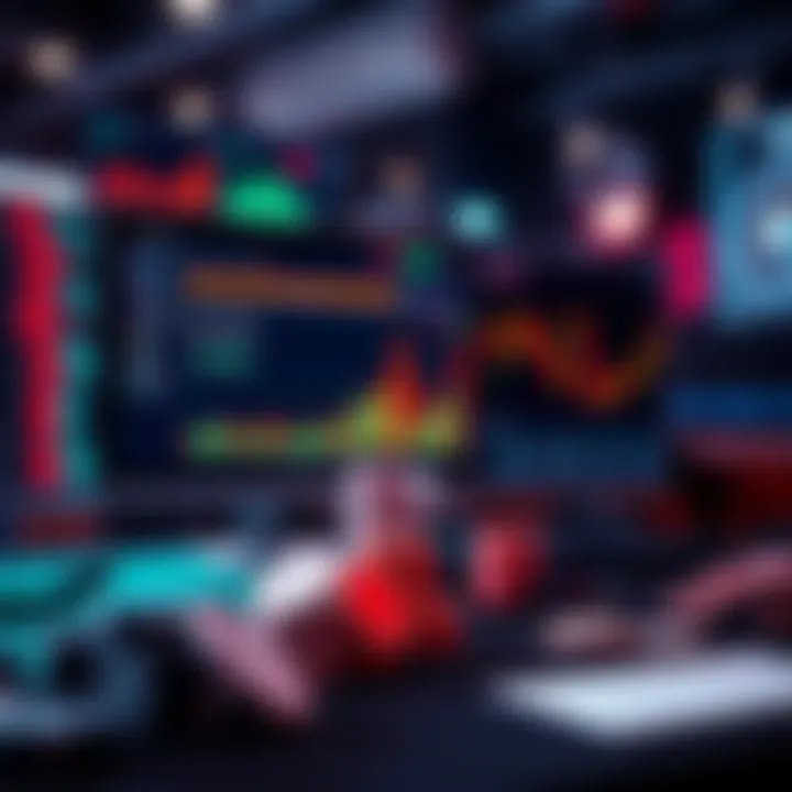 A computer screen displaying poker hand analysis tools with charts and graphs