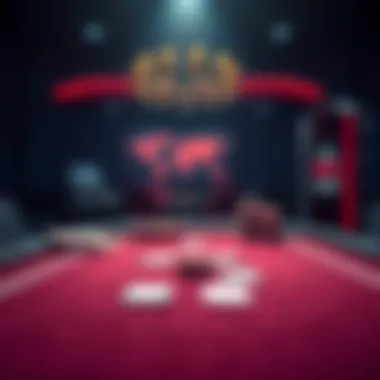 Poker hand decision A poker table showing a player contemplating whether to bet or check on the river with a pair of jacks.