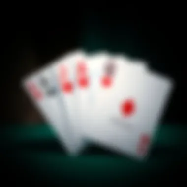 Illustration showing a poker hand with Eights and Queens labeled, highlighting the term 'Eights full of Queens.'
