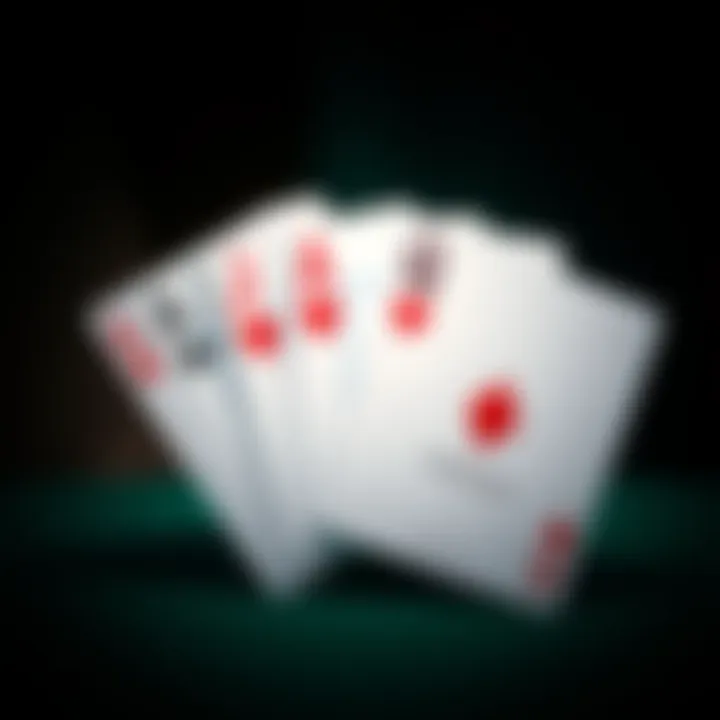 Illustration showing a poker hand with Eights and Queens labeled, highlighting the term 'Eights full of Queens.'