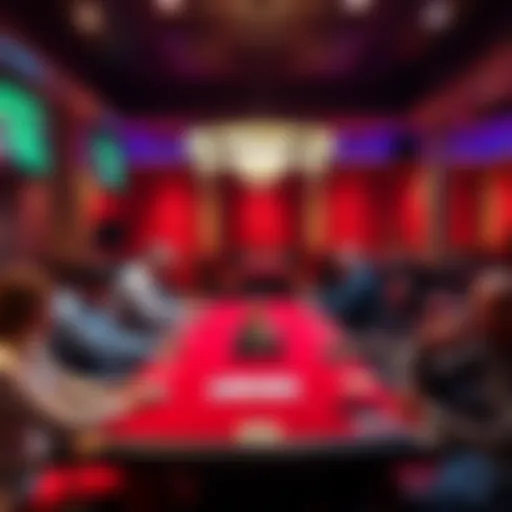 Poker Lounge in Ottawa A welcoming poker lounge with players at tables, focusing on No Limit Hold'em and Pot Limit Omaha games, creating a friendly atmosphere.