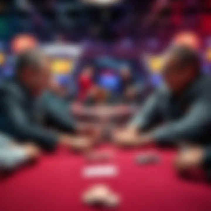 Bobby James and Ricky Landais arguing at the poker table during WSOP 2026