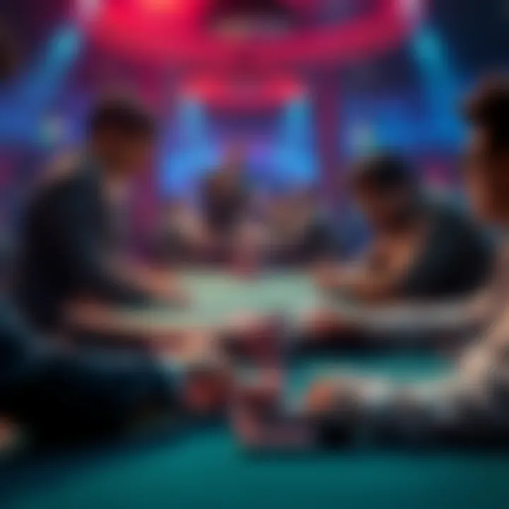 A poker table scene showing a player looking puzzled after his opponent mucks their hand, with cards and chips in view.