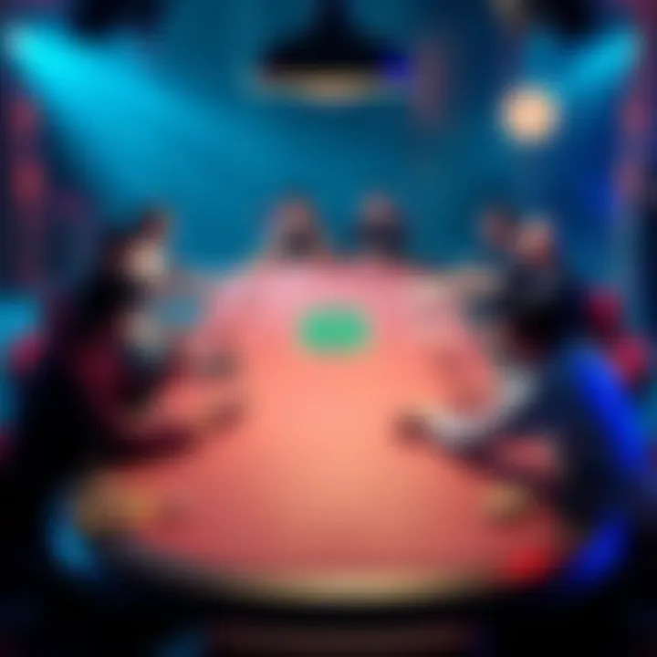 Poker Table with Players A 10-man poker table showing various players seated in different positions, highlighting strategic seating options.