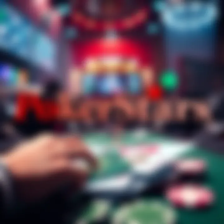Graphic showing the effects of PokerStars leaving the US market, highlighting changes in online gambling industry
