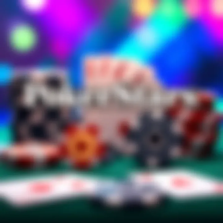 Pokerstars and Fan Duel logos with poker chips and playing cards in the background, symbolizing their partnership