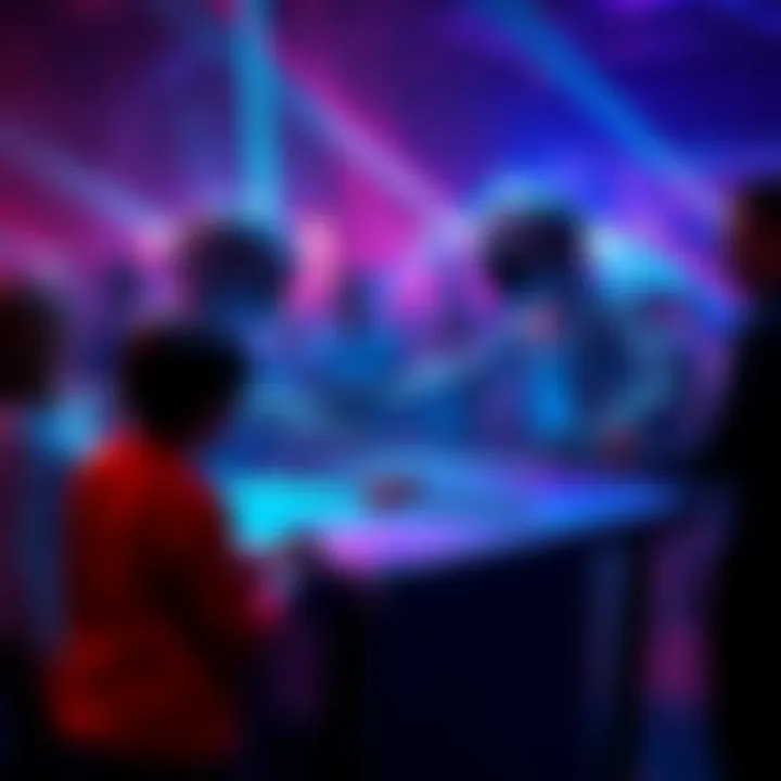 PongBot engaging with community members during a recent event