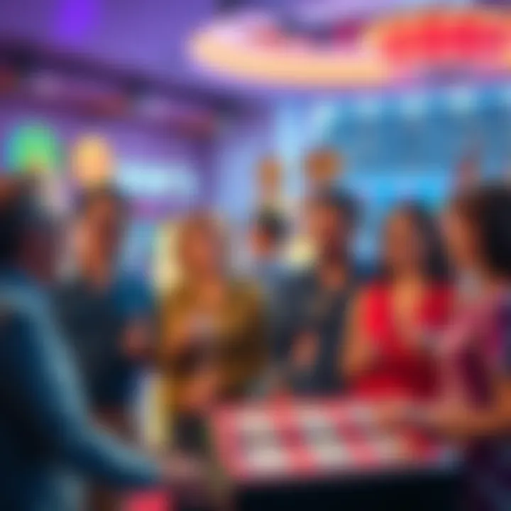 A group of people sharing their favorite slot machine experiences and tips