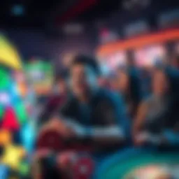 A collage featuring popular gambling YouTubers engaged in casino games, showing excitement and interaction with their audience.