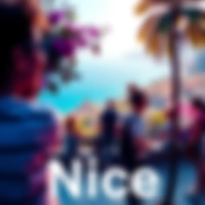 A joyful scene showcasing people enjoying a beautiful view, capturing the essence of positivity and memorable moments.