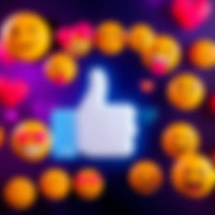 A graphic showing a thumbs-up emoji and various other emojis representing positive reactions in online communication.