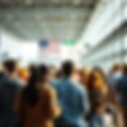 People sharing supportive words and encouragement with each other in a bright environment