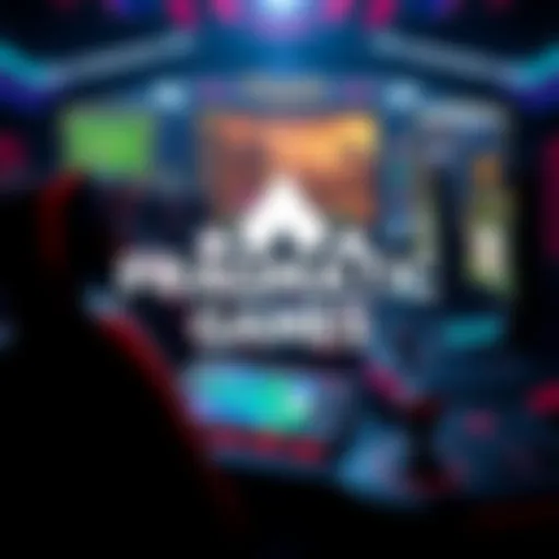 Pragmatic Games logo with a background showing a gaming interface