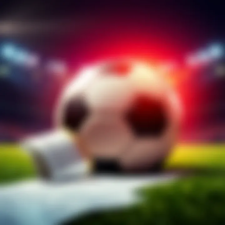 Premier League Betting Tips A soccer ball on a betting slip with odds for Premier League matches