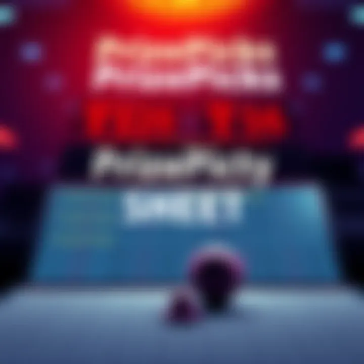 A clean and organized strategy sheet for PrizePicks with tips and recommendations for success