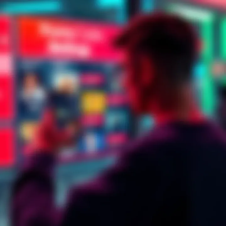 Person searching for promo codes A person looking at a smartphone displaying promo codes on a user board