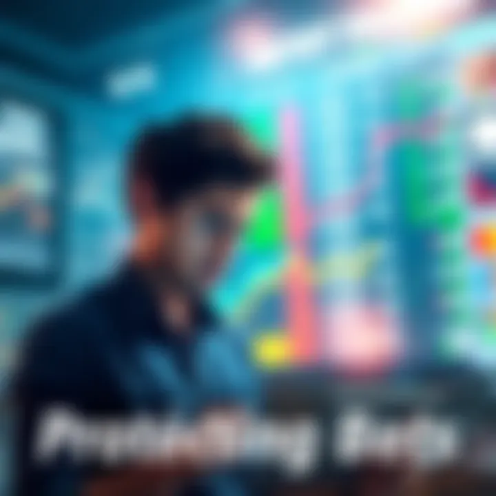 A person analyzing betting strategies and calculating risks on a digital tablet with a worried expression