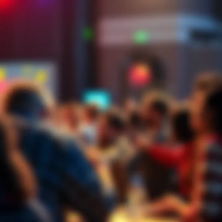 Group of people passionately discussing current events and hot topics in a public forum setting