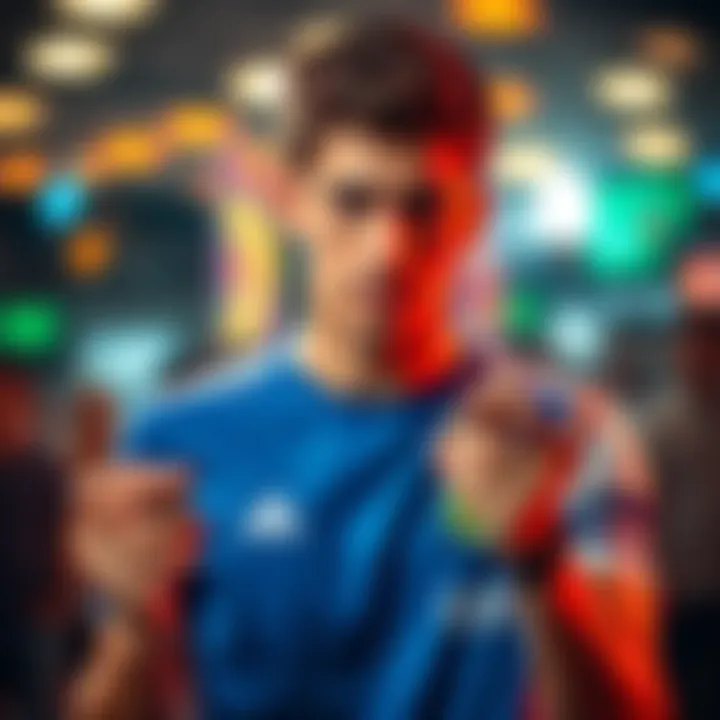 Christian Pulisic holding poker chips, looking casual