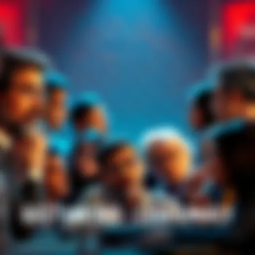 A group of diverse people discussing political issues with concerned expressions, showing their doubts about recent actions and decisions.