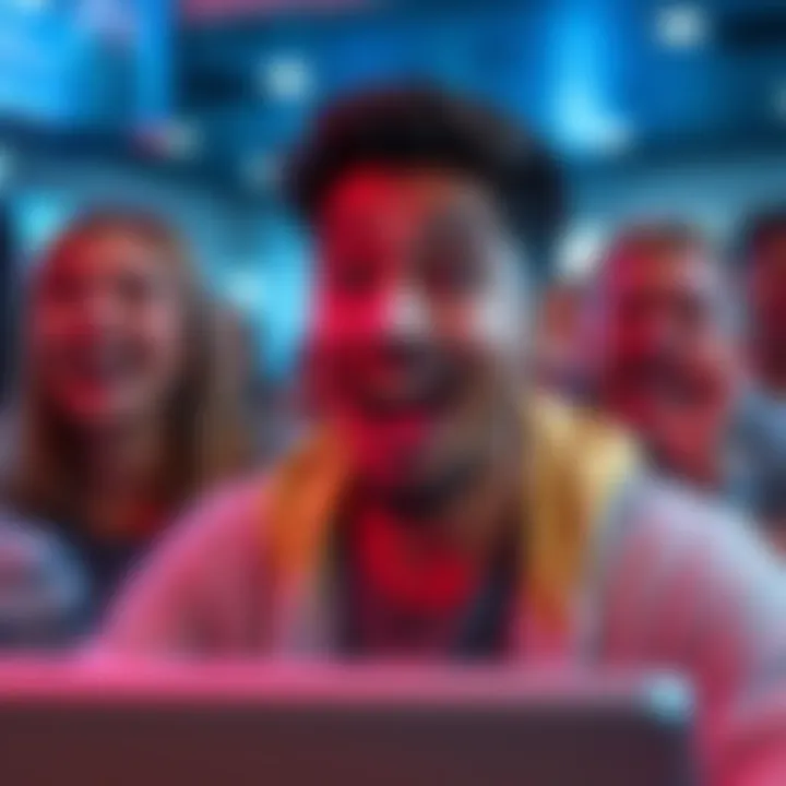 An internet user expresses shock and amusement in response to a surprising event, showcasing laughter and disbelief among viewers.