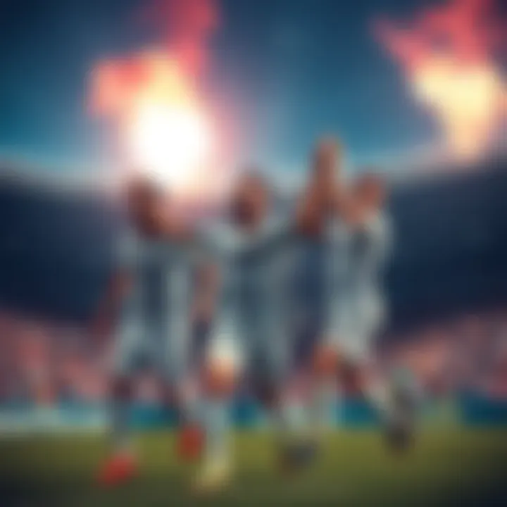 Real Madrid players celebrating a goal during a match against Getafe