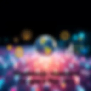 A graphic showing various sectors like technology, environment, and healthcare, symbolizing recent changes impacting society.