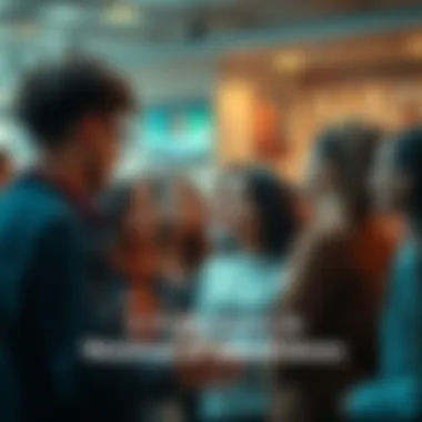 A group of diverse people engaging in conversation, sharing names and personal stories, highlighting the importance of recognizing identities in social settings.