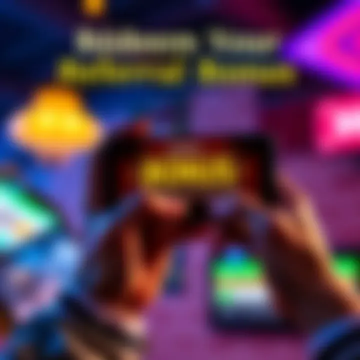 A person excitedly holding a phone showing a bonus notification from Dogg House Casino