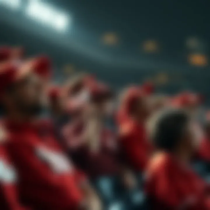 Disappointed Reds fans in the stands during the game against Kikuchi, expressing their frustration.