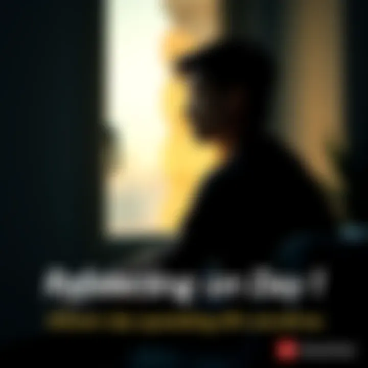 Reflecting on Day 1 A person sitting alone with a thoughtful expression, looking out a window with soft light coming in, symbolizing deep emotions beyond finances.