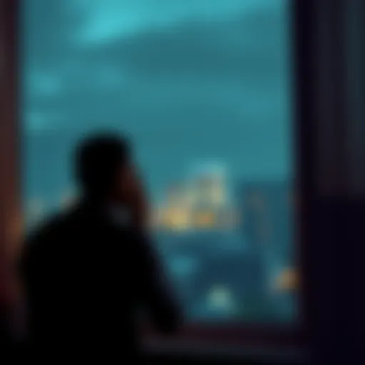 A thoughtful person looking out a window, pondering missed opportunities and the importance of effort.