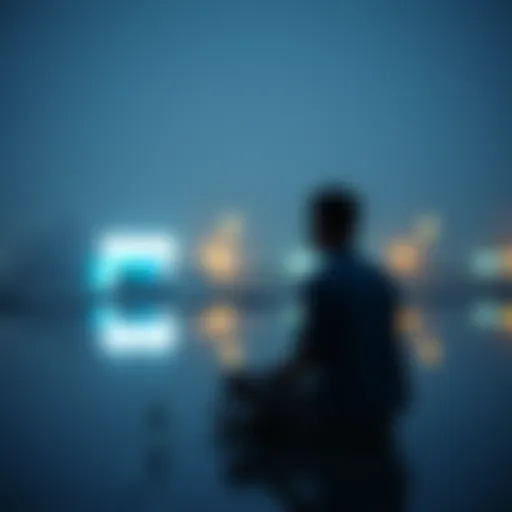 Reflection on Life Without Gambling A person sitting in a peaceful setting, reflecting on their life without gambling, showing signs of contentment and clarity.