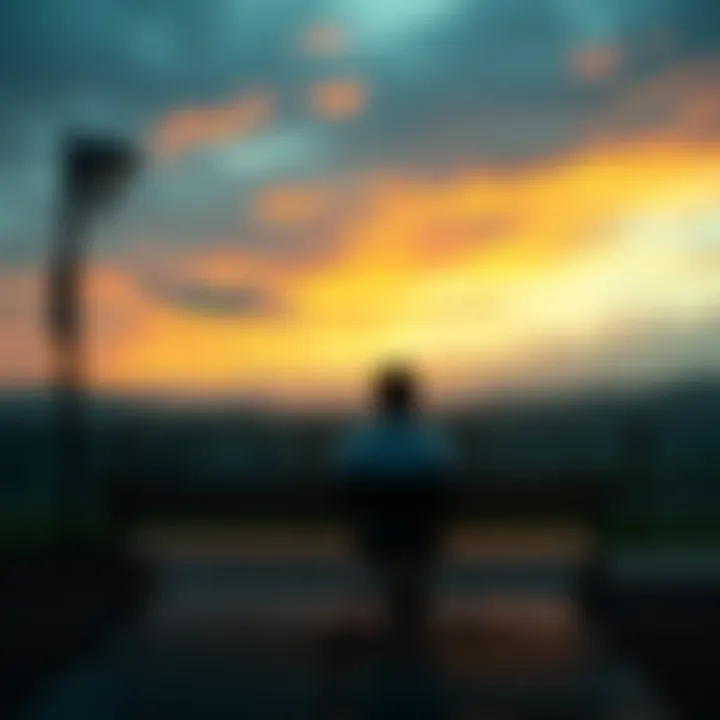 A person sitting alone on a bench, gazing into the distance with a thoughtful expression, symbolizing reflection on missed opportunities.