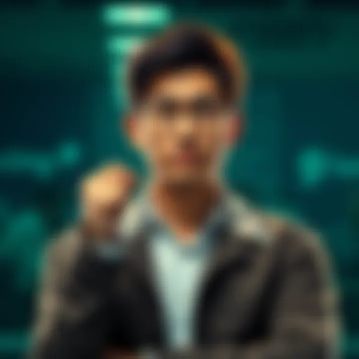 A person thoughtfully declines a job offer, looking determined and focused on better prospects.