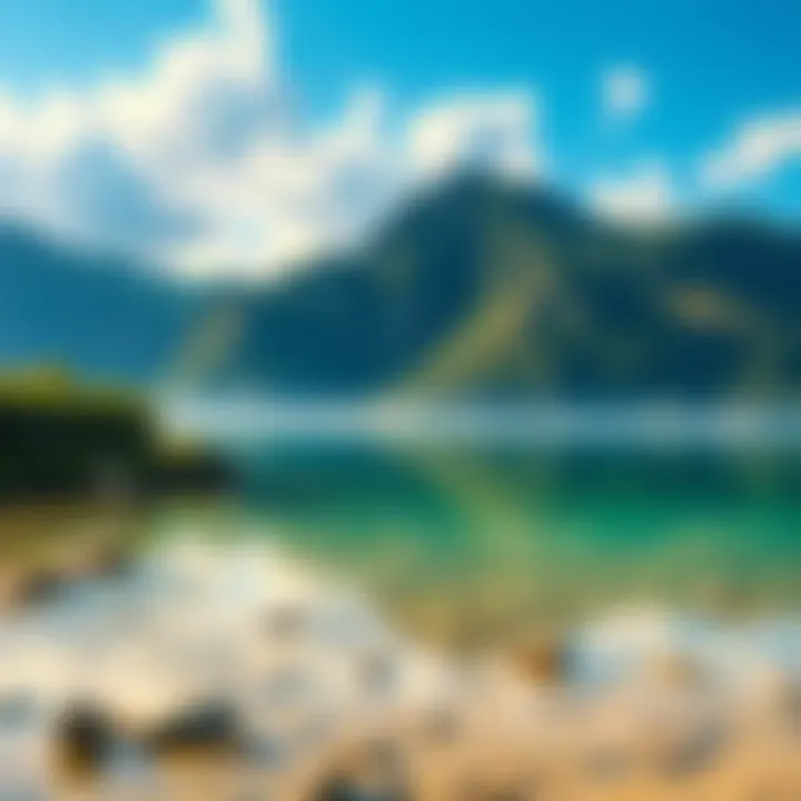 Calm and soothing music playlist featuring nature scenery and peaceful vibes