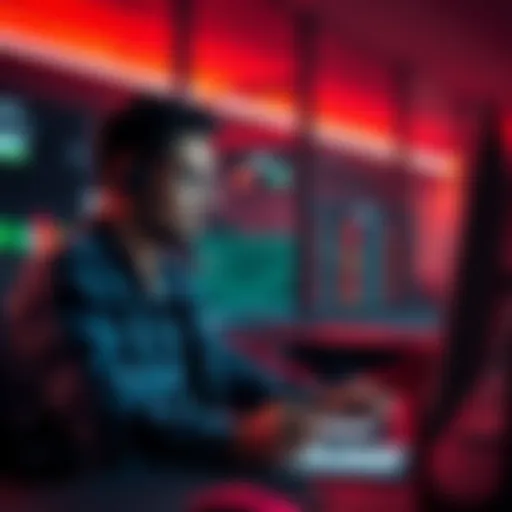 A person sitting at a computer looking frustrated while reviewing a betting platform, with a notepad and pen in front of them, indicating a need to report an issue.