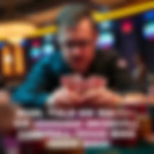 Robl making a surprising fold of pocket kings against Texas Mike at the poker table.