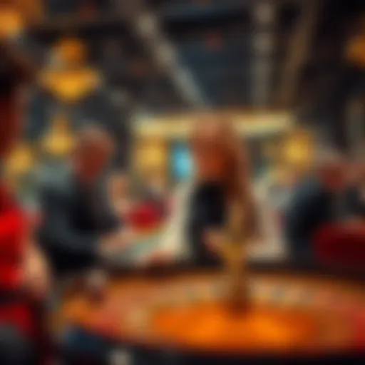 Anna, a 32-year-old roulette dealer, interacting with players at a private casino in Denmark
