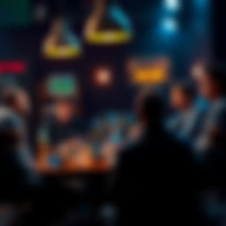 People discussing rugby betting strategies and picks for NRL and AFL at a table