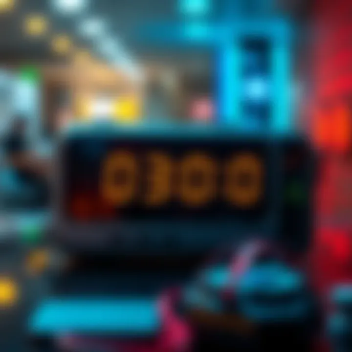 A digital clock showing 03:00, symbolizing the maintenance schedule for Rush & Cash services