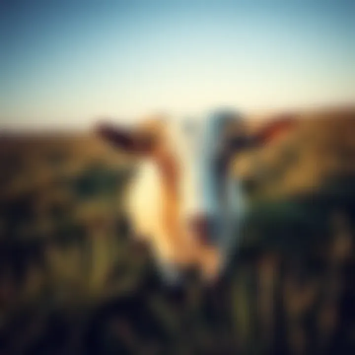 A goat looking distressed in a grassy field, symbolizing the emotional impact of bullying on animals