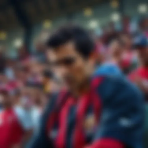 Sandro looks disappointed after a poor pick impacts the game outcome, with frustrated fans in the background.